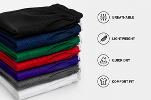 Shorts de sport respirants en mesh avec cordon de serrage, shorts d'entraînement athlétique, shorts décontractés pour hommes - Product Image 4