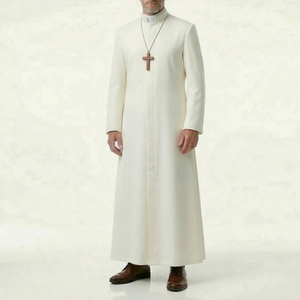 Túnica Litúrgica Bordada para Sacerdotes y Clérigos, Transpirable y Cómoda, Ropa Religiosa, Venta al Por Mayor, Personalizable, 2026 - Product Image 2