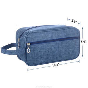 Custom Cotton/Nonwoven Portable Makeup Bag Fashion Style with Zipper Closure Cosmetic Bags and <b>Cases</b> from Vietnam Factory - Product Image 1