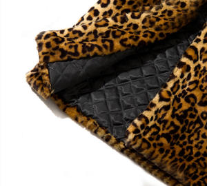 Chaqueta de Mujer OEM, Cárdigan con Estampado de Leopardo, Abrigo de Invierno de Piel Sintética, Chaqueta de Lujo Cálida de Manga Larga, Prenda Exterior de Felpa Artificial - Product Image 3