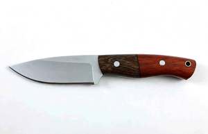 Outil utilitaire d'extérieur à lame fixe personnalisé en gros avec manche en bois bicolore - Product Image 5