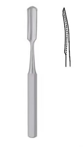 เครื่องมือผ่าตัดกระดูกแบบโค้งเว้า Hibbs Bone Gouge Atraumatic ผลิตจากเหล็กกล้าไร้สนิมคุณภาพสูง ได้รับมาตรฐาน CE ISO ใช้ซ้ำได้ ขนาด 24 ซม. - Product Image 3