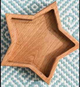 Plateau décoratif élégant en bois de haute qualité pour la maison, centre de table décoratif, prix de gros auprès d'un fournisseur indien. - Product Image 1