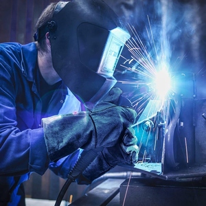 ถุงมือเชื่อมหนังวัวแท้คุณภาพสูง ป้องกันความร้อนและประกายไฟ สำหรับงานดับเพลิง - Product Image 5