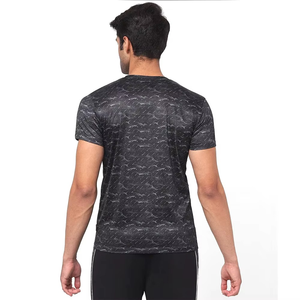 Camiseta Deportiva para Hombre, Cuello Redondo, Corte Regular, 100% Algodón, Transpirable, Secado Rápido, Ideal para Gimnasio y Levantamiento de Pesas, Precio al por Mayor - Product Image 3