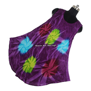 Vestido Tipo Paraguas de Rayón con Estampado Tie Dye para Mujer, Colorido y Sexy, Ropa de Playa para Fiestas, Vestido Casual de Verano para Mujer - Product Image 4