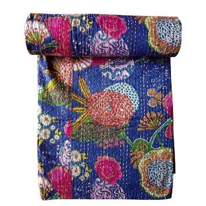 Ensemble de couette douce couverture de lit couvre-lit 100% coton courtepointes Kantha - Product Image 6