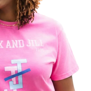 Camiseta Gráfica Rosa de Verano para Mujer, Camisa Casual de Manga Corta, Top de Moda, Ropa Urbana, Uso Diario, Prenda Cómoda de Algodón - Product Image 4