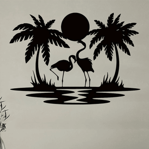 CIFbuy รูปปั้นหงส์โลหะสุดหรู ตกแต่งห้องนั่งเล่น ห้องนอน สติ๊กเกอร์ติดผนัง TikTok สำหรับ Temu บริการรับของขวัญ - Product Image 4