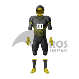 Custom American Football Uniform Design Your Own Team Jersey Premium Polyester Football Uniform OEM ODM Wholesale Manufacturer - Product Image 2