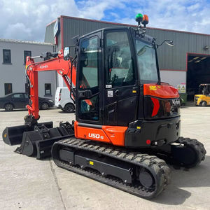 Miniexcavadora Kubota KX040-5 Roja sobre Orugas con Cucharón y Cuchilla, Modelo 2025 de Alemania, Más de 50,000 Horas de Uso - Product Image 4