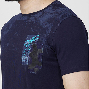 Camiseta de Hombre Personalizada con Logotipo, 190 GSM, 100% Algodón, Impresión en Blanco, de Lujo, Color Sólido, Cuello Redondo, Manga Corta - Product Image 6