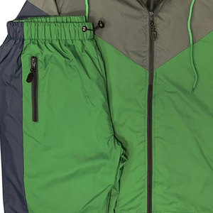 Ensemble de survêtement unisexe coupe régulière en nylon 100 % avec capuche, style streetwear décontracté, qualité supérieure - Product Image 4
