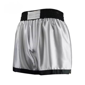 Shorts de MMA transpirables de alta calidad, OEM al por mayor, lisos, elásticos, para lucha, MMA, kick boxing, material de poliéster y spandex. - Product Image 5