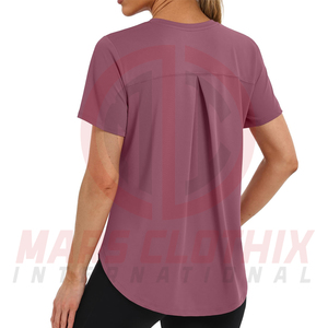 Camiseta informal estampada para mujer, de color sólido, producto superventas, ropa deportiva para gimnasio, camiseta para mujer. - Product Image 2