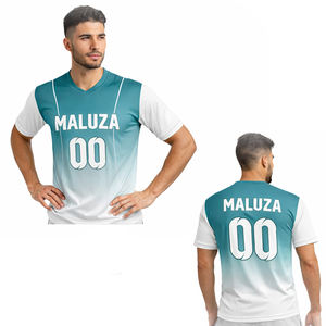 Maillot de baseball personnalisé de haute qualité, uniforme d'équipe par sublimation, t-shirt de sport respirant à dégradé avec logo, nom et numéro - Product Image 6