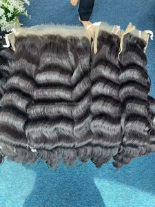 Vente à Chaud Produits 2024 Extensions De Cheveux Vietnamiens Bruts Cheveux Bouclés Os Droite vague d'eau Bundles perruque vietnamienne - Product Image 4