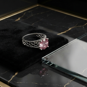 Anillo Solitario Rosa DIVYORO - Product Image 3