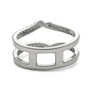 Bague de fiançailles de luxe en or blanc 10 carats certifiée IGI avec diamant de laboratoire de 2 carats, taille brillant rond, clarté VS1, couleur E - Product Image 3