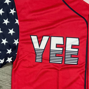 Camiseta Deportiva Unisex Personalizable con Estampado de Béisbol/Fútbol, 100% Poliéster, Transpirable, de Secado Rápido, que Absorbe la Humedad y el Sudor - Product Image 3