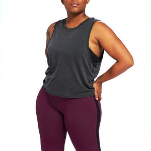 Camisetas sin Mangas para Mujer, Tallas Grandes, Diseño OEM, Venta al Por Mayor, Hechas a Medida, con Material de Algodón de Alta Calidad, Transpirables y Personalizadas - Product Image 5