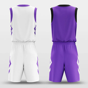 Uniforme de basketball réversible confortable et respirant, sans manches, personnalisable, de haute qualité, service OEM, en vente - Product Image 4