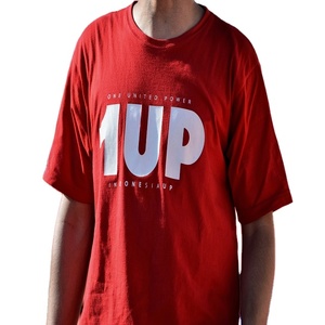 T-shirt à col rond pour hommes Street wear Vente en gros Poly coton de différentes méthodes d'impression et matériaux en stock à vendre - Product Image 1