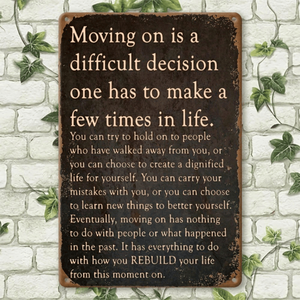 CIFbuy Targa Rustica Vintage in Alluminio 20.3x30.5cm (8x12 Pollici) Stile Fattoria per Arredamento Ufficio TikTok per Servizio Ritiro Temu - Product Image 1