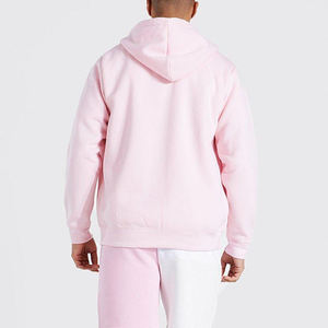 Custom Oversized Full Zip Hoodie Heavyweight Cotton Fleece Blank Zipper Sweatshirt Plain Casual Jacket Wholesale - Product Image 5
