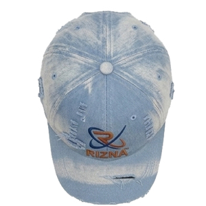 Casquette de baseball personnalisée en sergé, 6 panneaux, couleur unie, haute qualité, avec logos brodés, vente en gros - Product Image 5