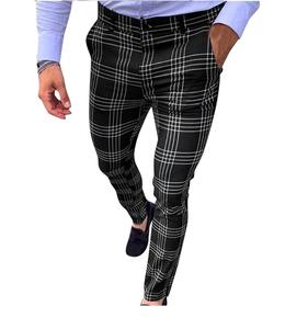 Pantalon de Costume Homme en Coton Sur Mesure Coupe Droite Formelle pour Bureau, Travail, Réunions, Décontracté et Respirant - Product Image 2