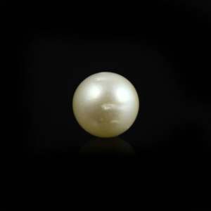 Certified Natural Pearl Loose Gemstone 7.3 Carat Oval Pink White for Fine Jewelry - Product Image 2
