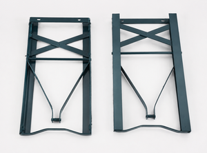 Ensemble de pieds de table pliants en métal robuste, base en acier thermolaqué pour tables de jardin, de banquet et de salle à manger en bois, vente en gros - Product Image 3