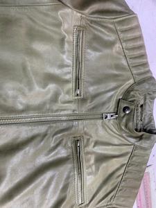 Vestes en cuir sur mesure pour hommes, coupe-vent tendance, vestes de moto en cuir, veste de motard en cuir de haute qualité, style streetwear - Product Image 4