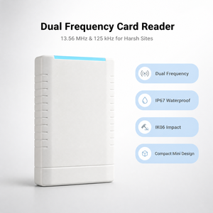 Mini lecteur de carte de contrôle d'accès intelligent sans contact à double fréquence, étanche IP67 - Product Image 4