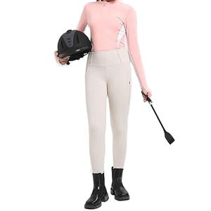 เสื้อขี่ม้าแขนยาวสำหรับผู้หญิง ดีไซน์ใหม่ เสื้อผ้าสำหรับกีฬาขี่ม้า แห้งเร็ว ยืดหยุ่นได้ ชุดชั้นในสำหรับขี่ม้า - Product Image 6