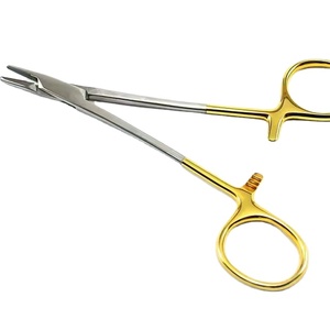 Instrumentos Quirúrgicos Navel: Portaagujas Webster de Acero Inoxidable, Instrumentos Ortopédicos Quirúrgicos, Fuente de Alimentación Manual - Product Image 1