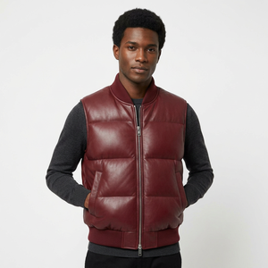 Chaleco Acolchado VELA EQUINOX para Hombre, Color Borgoña, Poliéster/Nailon, Resistente al Viento, Relleno 100% Fibra de Poliéster, Sin Mangas, Invierno, Estilo Urbano - Product Image 1