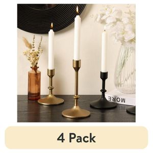 New Arrival American Vintage Multi-Head Decorative Candle <b>Stand</b> Cast Iron Candle Holder - Product Image 2