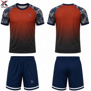 TATAPAK ชุดเสื้อฟุตบอลชาย คอวี แขนสั้น โพลีเอสเตอร์ดูดซับความชื้น ดีไซน์ลายเรขาคณิต - Product Image 4