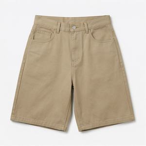 กางเกงยีนส์ขาสั้นผู้ชายสไตล์วินเทจ Y2K พรีเมียม ตกแต่งโลโก้ตามสั่ง ทรงหลวม ใส่สบาย เหมาะกับหน้าร้อน - Product Image 1