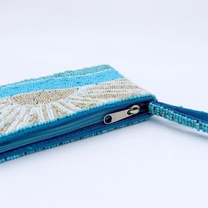 Luxury Handmade Embroidered Eco-friendly Lightweight Coin Purse Premium Beadwork <b>Wallet</b> Small Cash Holder Designer Fashion Pouch - Product Image 5