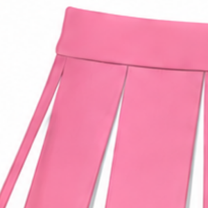 Jupe plissée rose vif personnalisée par le fabricant, uniforme d'équipe féminin, tenue de danse athlétique, vêtements de compétition et de performance - Product Image 3