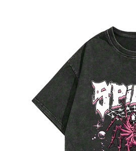 Men T-shirts Acid Wash 100% Cotton Oversized Unisex <b>Tshirt</b> Streetwear Solid Pattern DTG DTF High Quality Design Custom l - Product Image 3