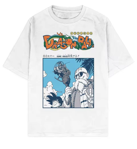 Camiseta de Gran Tamaño con Estampado de Anime para Hombre y Mujer, Estilo Vintage, Informal, de Algodón, Manga Corta - Product Image 2