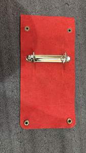 Cuaderno de Anillas Rojo de Cuero Genuino Hecho a Mano - Libreta Vintage Recargable con Papel Hecho a Mano Sin Líneas/Con Líneas para Viajes - Product Image 3