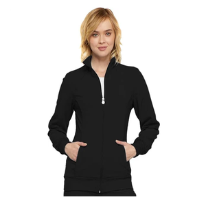 เสื้อแจ็คเก็ตสครับทางการแพทย์แบบ unisex แขนยาว ซิปหน้า ชุดยูนิฟอร์มสำหรับบุคลากรทางการแพทย์ โรงพยาบาล คลินิก และห้องปฏิบัติการ ขายส่ง - Product Image 1