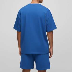 Ensemble de survêtement décontracté pour homme avec logo OEM, nouveau t-shirt à manches courtes et short, ensemble de vêtements de marque pour homme, ensemble d'été pour homme - Product Image 2