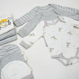 Conjunto de Ropa para Bebé Unisex ALB23 de 21 Piezas, Diseño de Dibujos Animados, Tejido Transpirable, 95% Algodón, 5% Elastano, Cierre de un Botón - Product Image 2