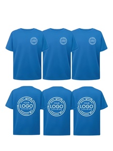 Men's Custom /Photo/Text Quick-Dry T-Shirts Turtleneck Silk Screen Printed Breathable Eco-Friendly Regular Fit Short Sleeve Tees - Product Image 3